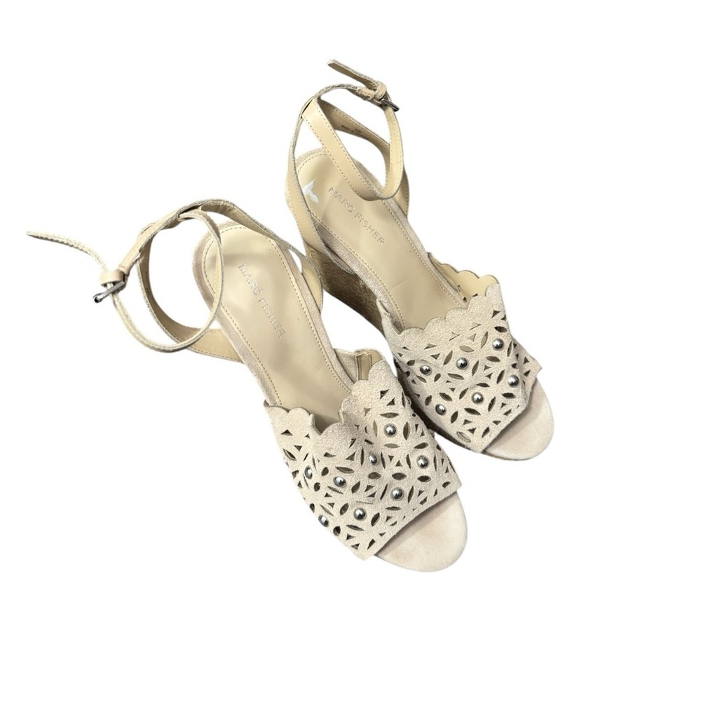 Marc Fisher Hata Espadrille Wedge Sandals Size 9.5